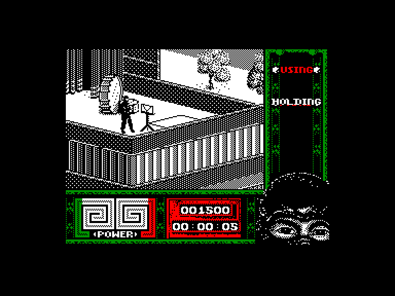 screenshot of the Amstrad CPC game Last ninja 2 remix by GameBase CPC