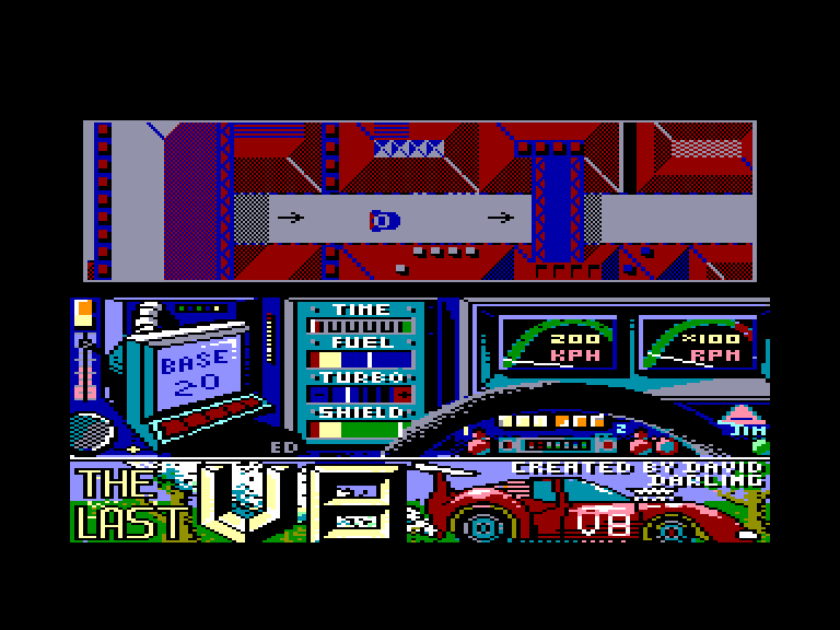 screenshot of the Amstrad CPC game Last V8 (the) by GameBase CPC