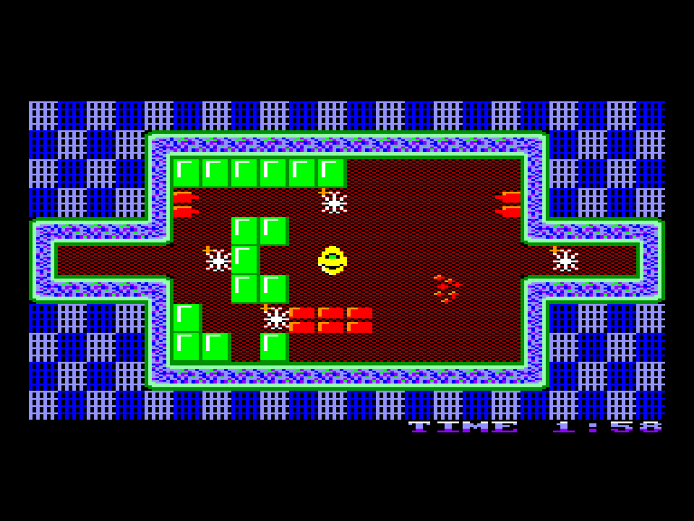 screenshot of the Amstrad CPC game Last of the Smileys by GameBase CPC