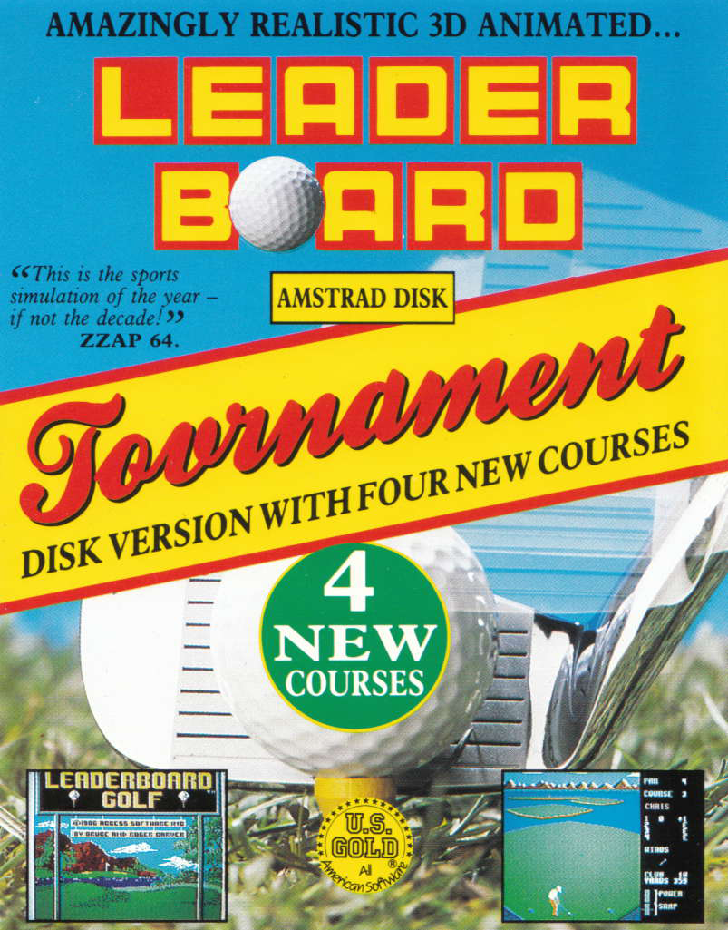 cover of the Amstrad CPC game Leader Board Tournament  by GameBase CPC