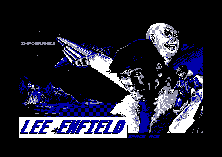 screenshot of the Amstrad CPC game Lee Enfield is Space Ace by GameBase CPC