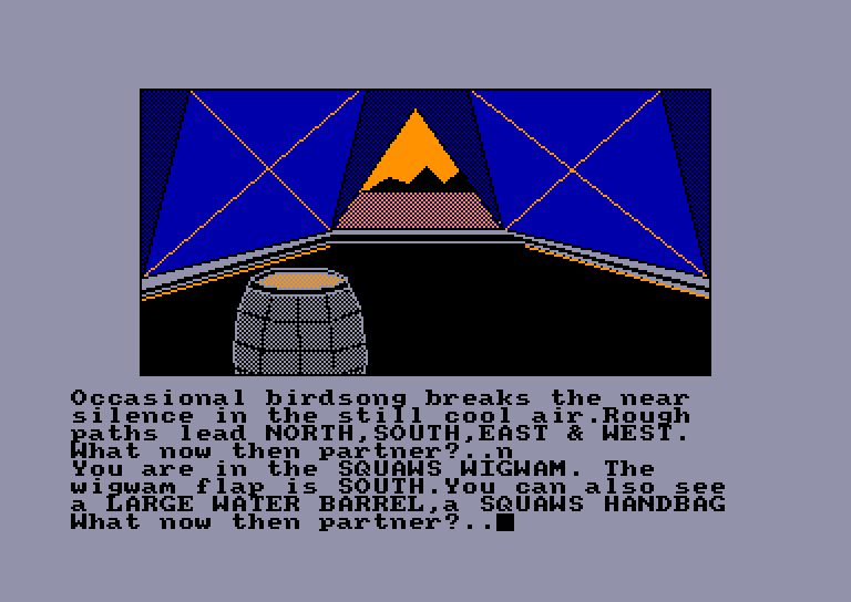 screenshot of the Amstrad CPC game Legend of apache gold (the) by GameBase CPC