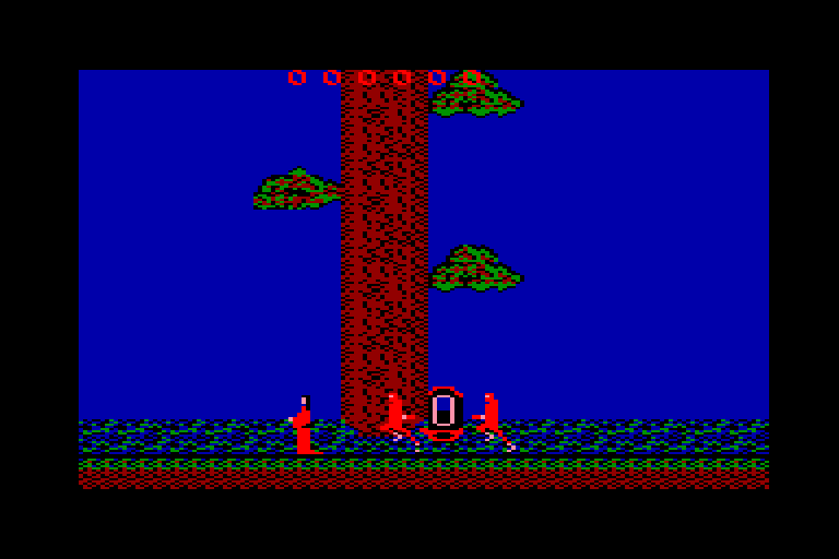 screenshot of the Amstrad CPC game Legend of Kage (the) by GameBase CPC