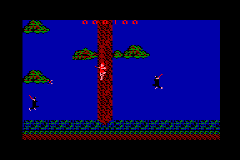 screenshot of the Amstrad CPC game Legend of Kage (the) by GameBase CPC