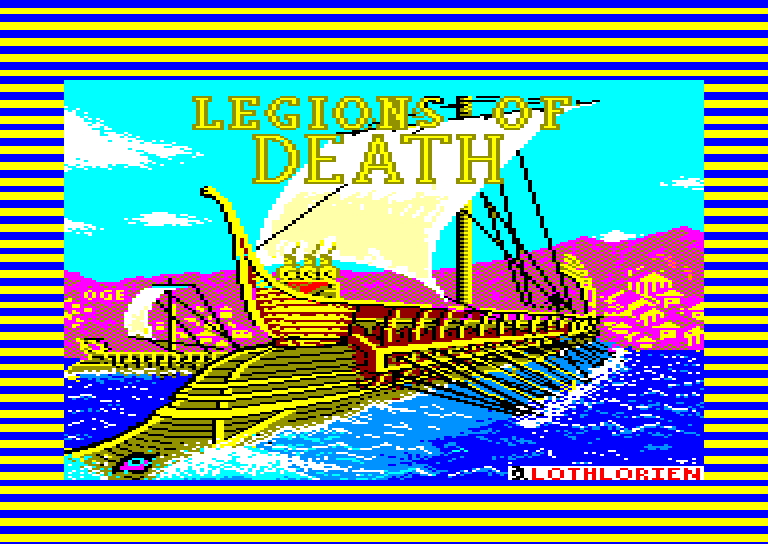 screenshot of the Amstrad CPC game Legions of death by GameBase CPC