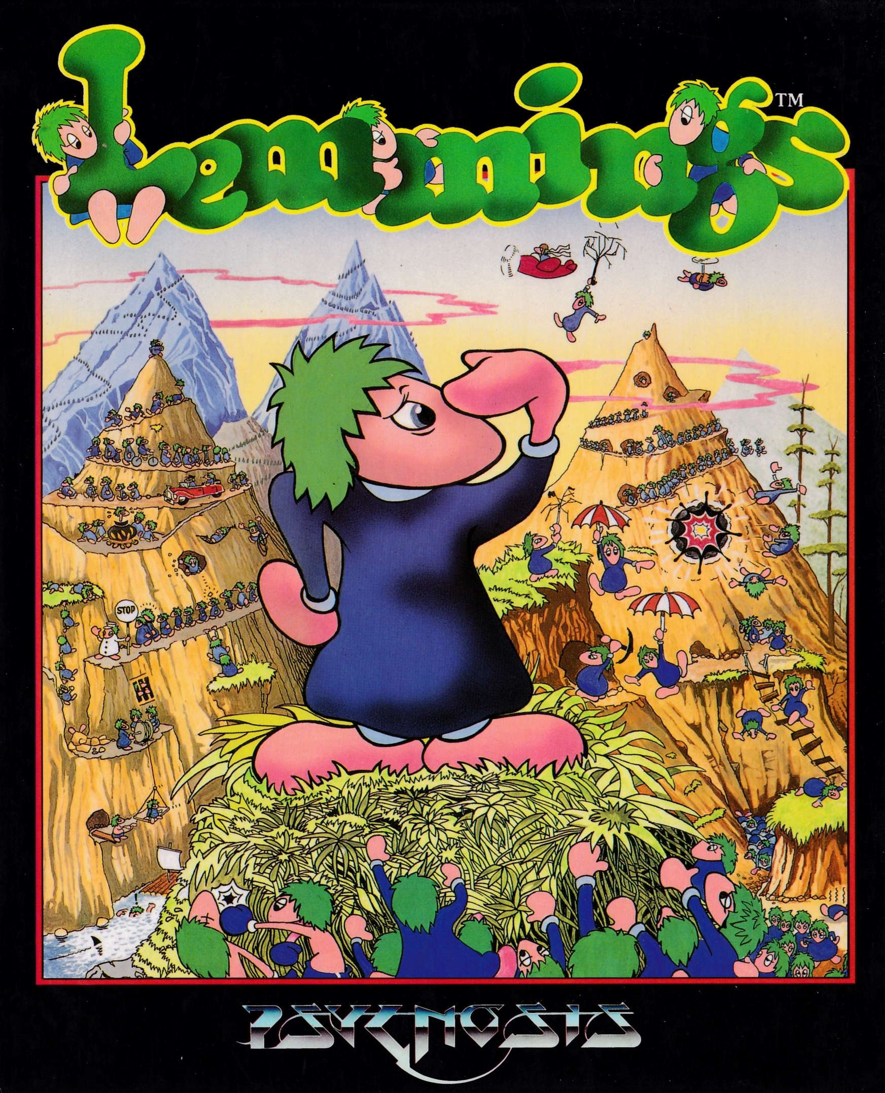 cover of the Amstrad CPC game Lemmings  by GameBase CPC