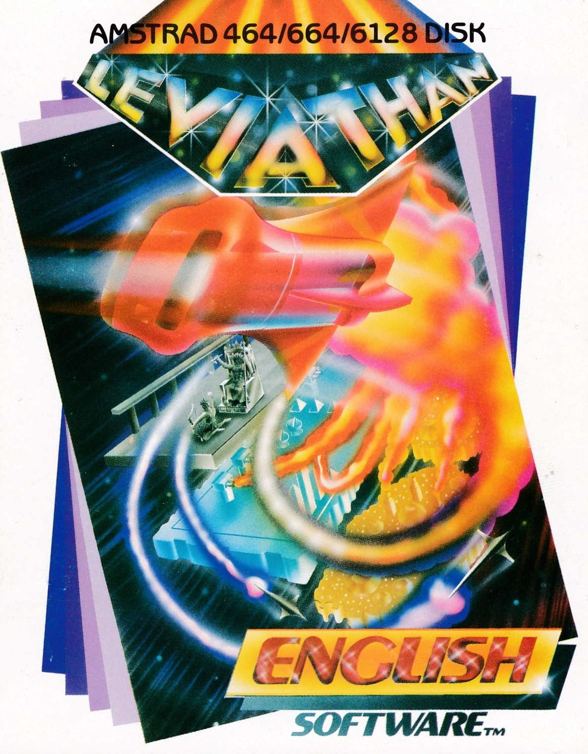 screenshot of the Amstrad CPC game Leviathan by GameBase CPC