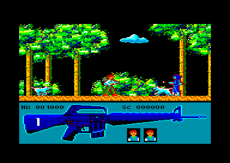 screenshot of the Amstrad CPC game Liberator by GameBase CPC