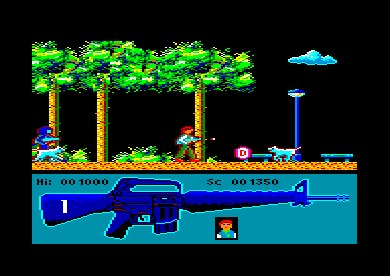 screenshot of the Amstrad CPC game Liberator by GameBase CPC