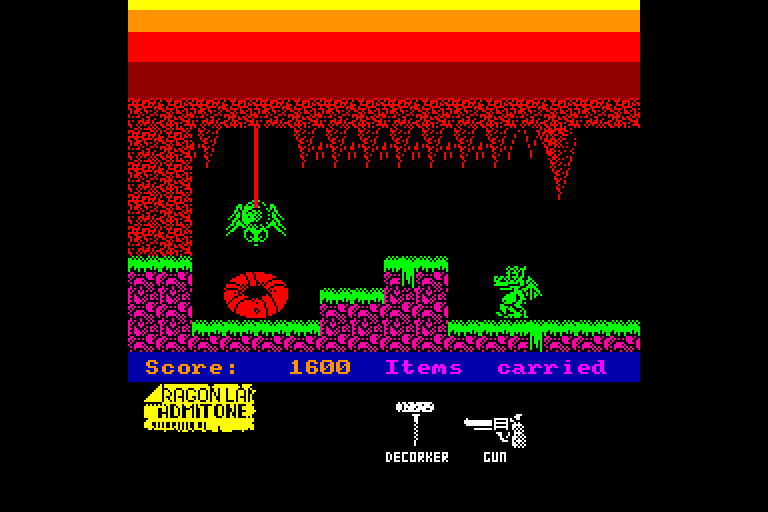 screenshot of the Amstrad CPC game Little Puff in Dragonland by GameBase CPC
