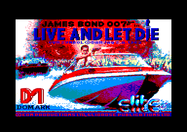 screenshot du jeu Amstrad CPC Live and let die