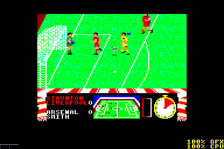 screenshot of the Amstrad CPC game Liverpool by GameBase CPC