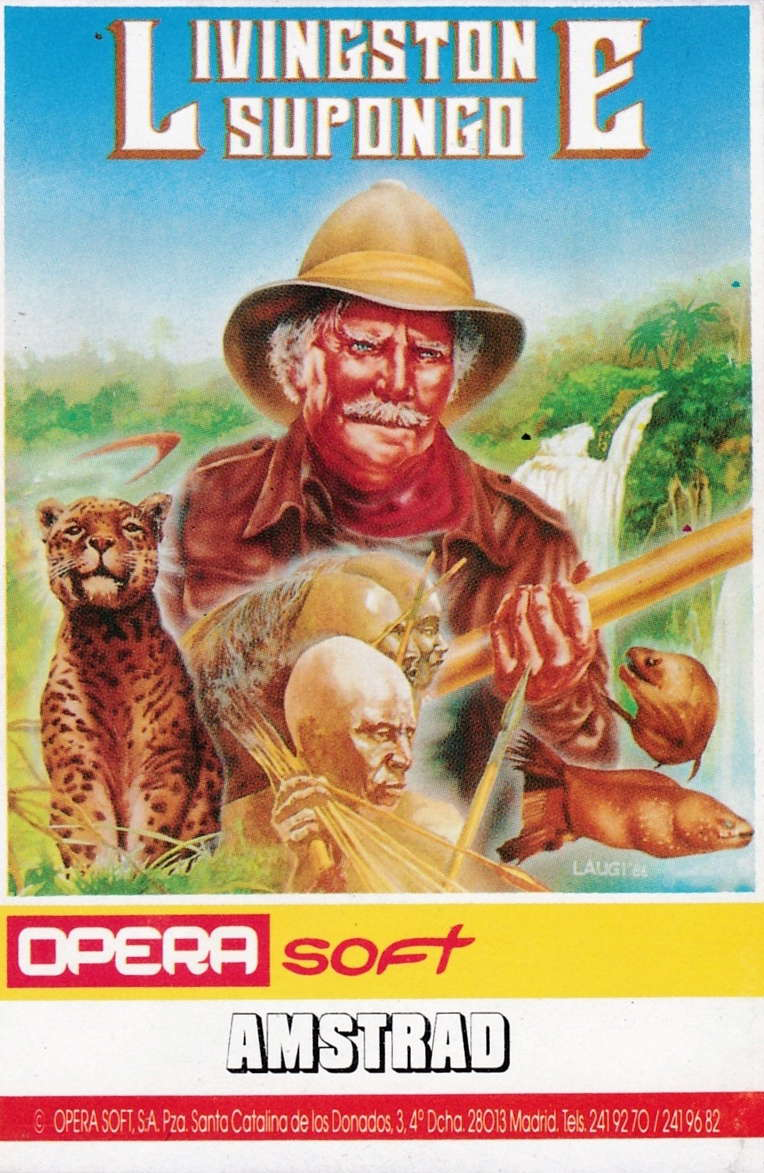 cover of the Amstrad CPC game Livingstone Supongo  by GameBase CPC