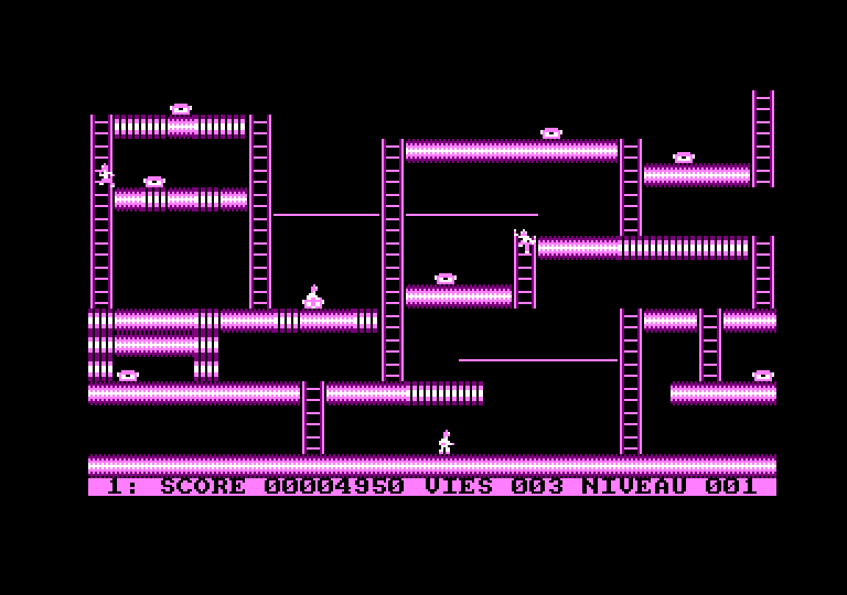 screenshot of the Amstrad CPC game Lode Runner by GameBase CPC