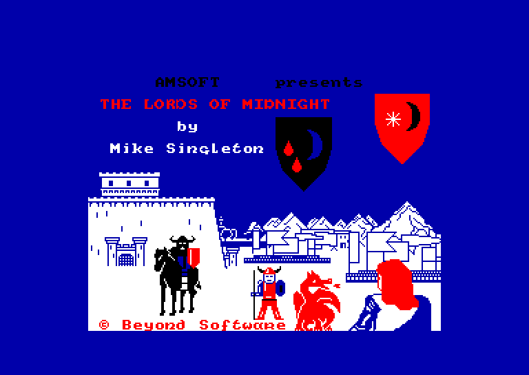 screenshot of the Amstrad CPC game Lords of Midnight (the) by GameBase CPC