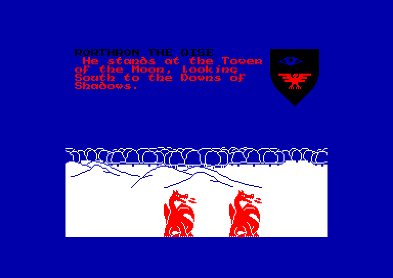 screenshot of the Amstrad CPC game Lords of Midnight (the) by GameBase CPC
