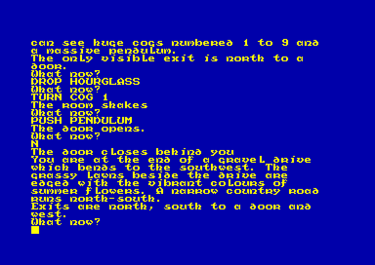 screenshot of the Amstrad CPC game Lords of Time by GameBase CPC