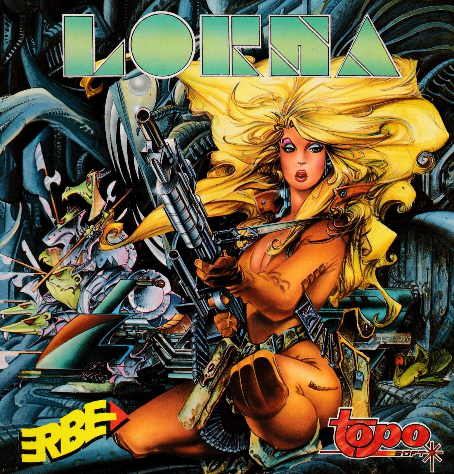 cover of the Amstrad CPC game Lorna  by GameBase CPC