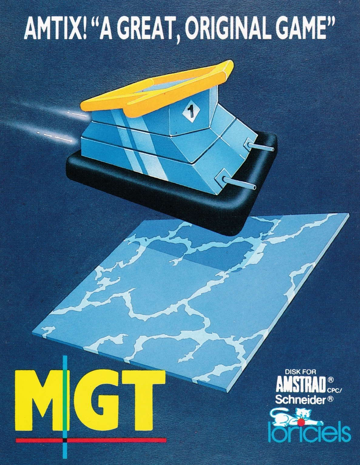 cover of the Amstrad CPC game M.G.T. - Magnetik Tank  by GameBase CPC