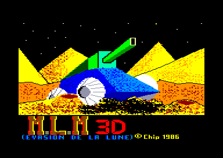 screenshot of the Amstrad CPC game M.L.M. 3D by GameBase CPC