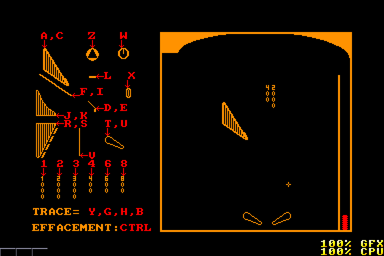 screenshot of the Amstrad CPC game Macadam Bumper by GameBase CPC