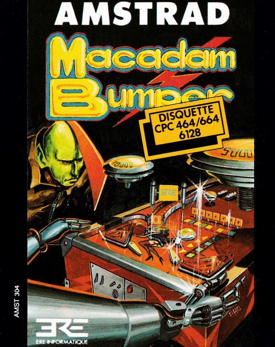 cover of the Amstrad CPC game Macadam Bumper  by GameBase CPC
