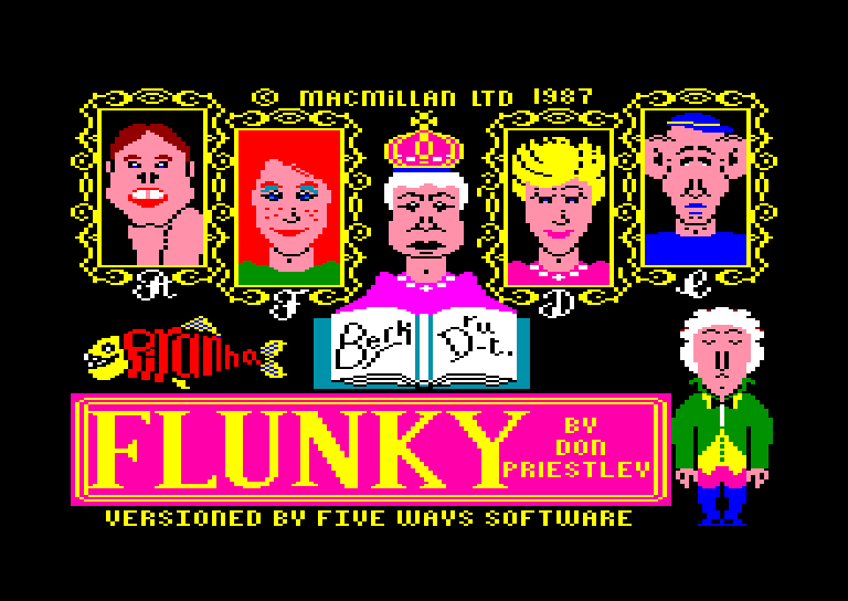 screenshot of the Amstrad CPC game Mad flunky by GameBase CPC