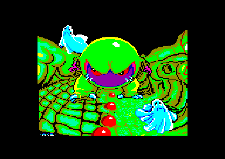 screenshot of the Amstrad CPC game Mad Mix Game by GameBase CPC