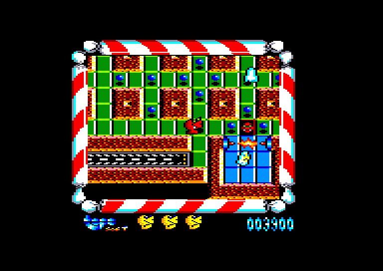 screenshot of the Amstrad CPC game Mad Mix Game by GameBase CPC