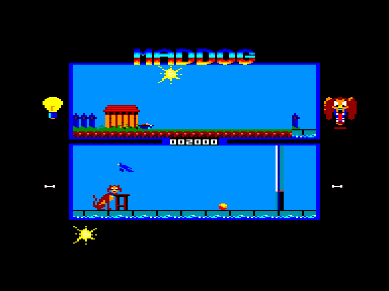 screenshot of the Amstrad CPC game Maddog by GameBase CPC