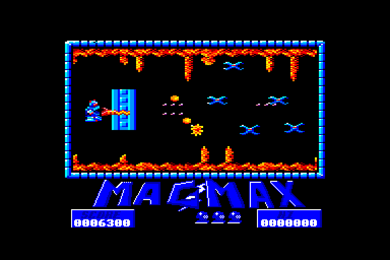 screenshot of the Amstrad CPC game Mag Max by GameBase CPC