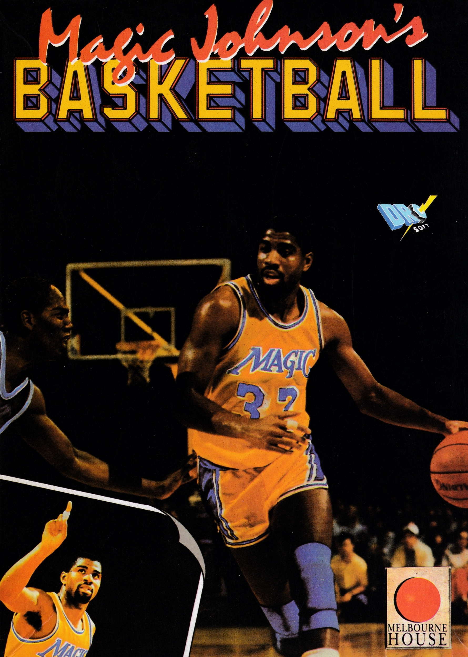 cover of the Amstrad CPC game Magic Johnson's Basketball  by GameBase CPC