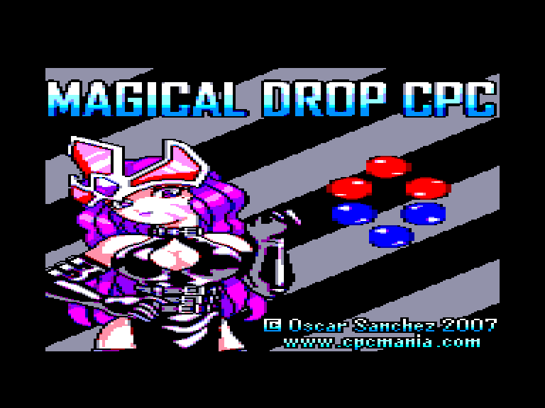 screenshot of the Amstrad CPC game Magical Drop by GameBase CPC