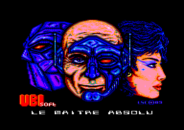 screenshot of the Amstrad CPC game Maitre Absolu (le) by GameBase CPC
