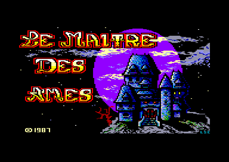 screenshot of the Amstrad CPC game Maitre des ames (le) by GameBase CPC