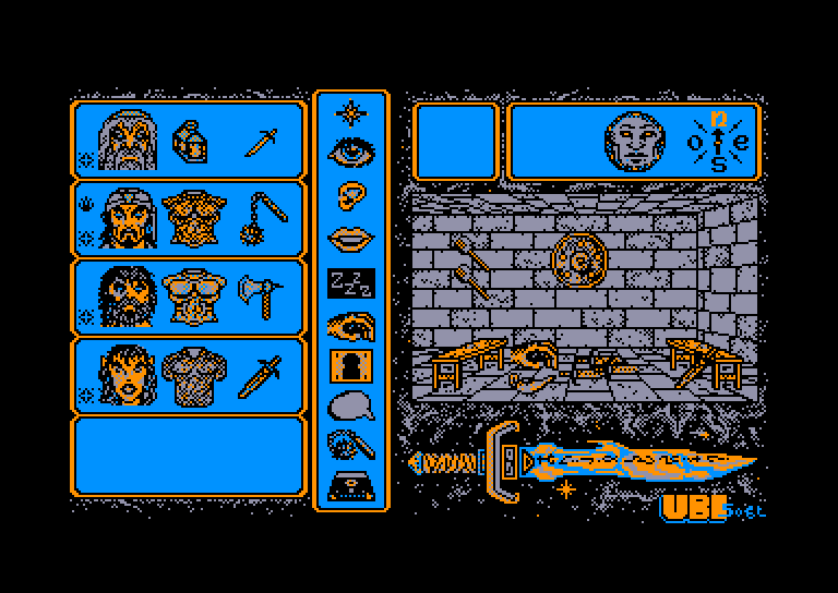 screenshot of the Amstrad CPC game Maitre des ames (le) by GameBase CPC