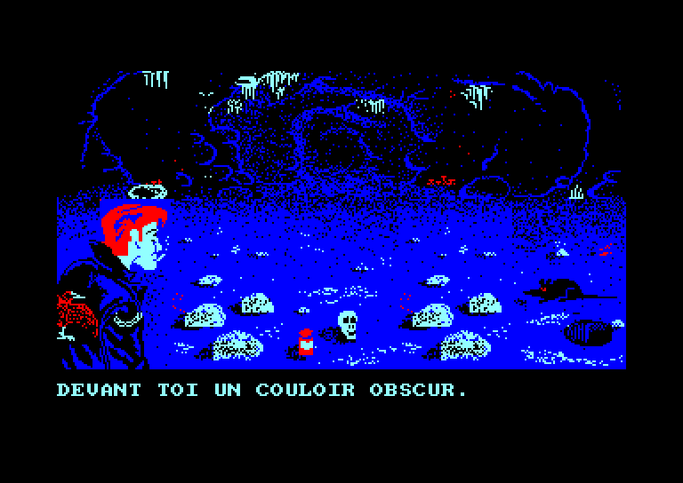 screenshot of the Amstrad CPC game Malediction de thaar by GameBase CPC