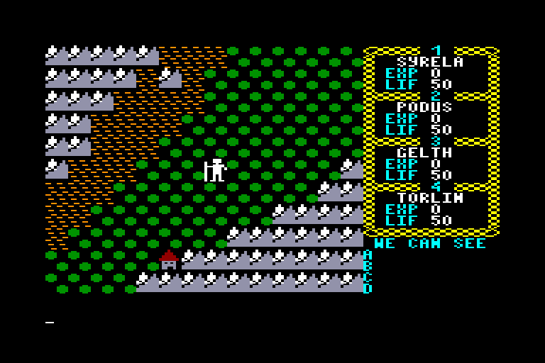 screenshot of the Amstrad CPC game Mandragore by GameBase CPC