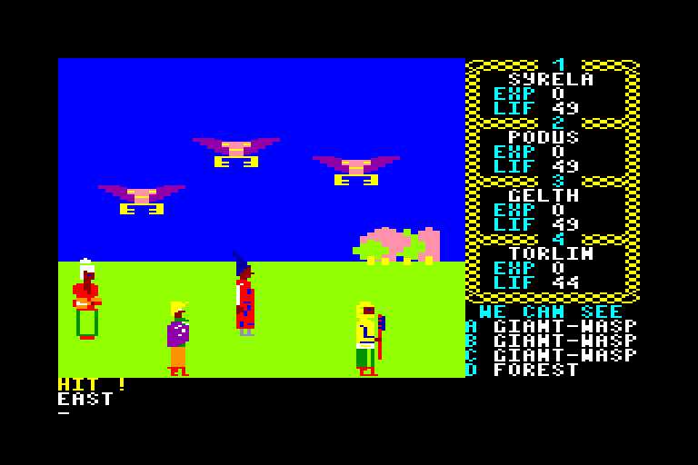 screenshot of the Amstrad CPC game Mandragore by GameBase CPC