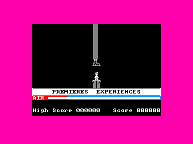 screenshot of the Amstrad CPC game Manic miner 2 by GameBase CPC