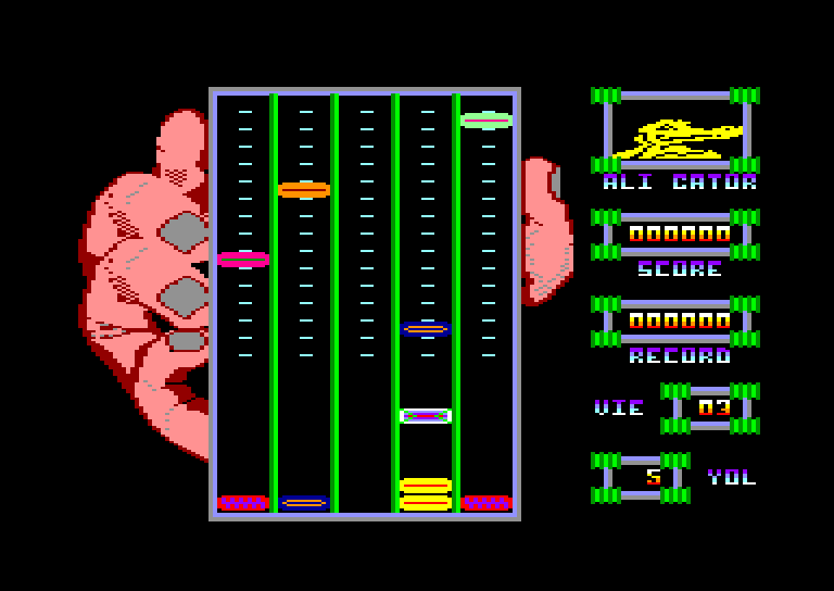 screenshot of the Amstrad CPC game Mano negra by GameBase CPC