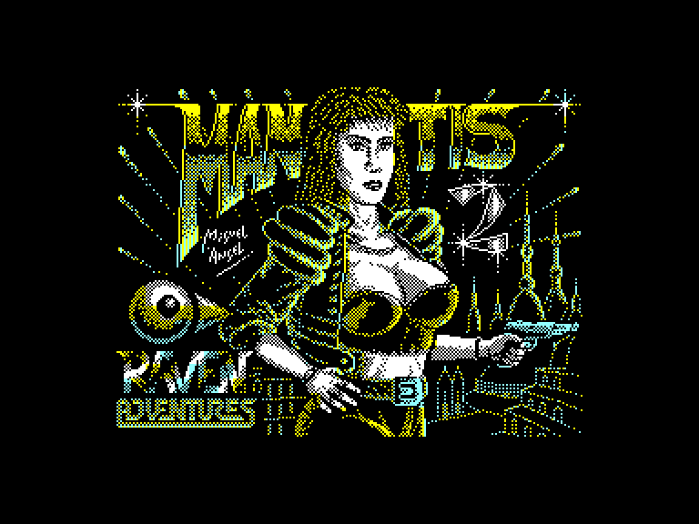 screenshot of the Amstrad CPC game Mantis 2 by GameBase CPC
