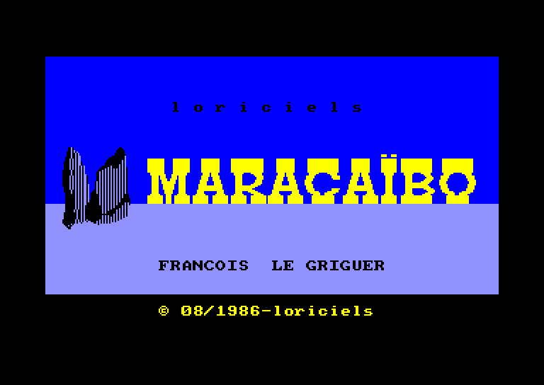 screenshot of the Amstrad CPC game Maracaibo by GameBase CPC