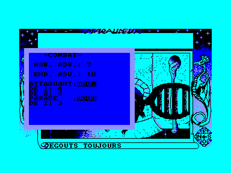 screenshot of the Amstrad CPC game Maraudeur (le) by GameBase CPC