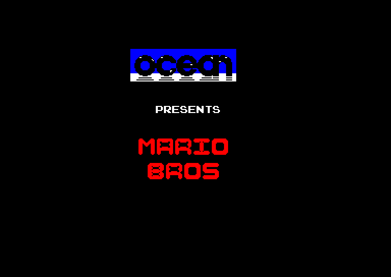 screenshot of the Amstrad CPC game Mario Bros by GameBase CPC