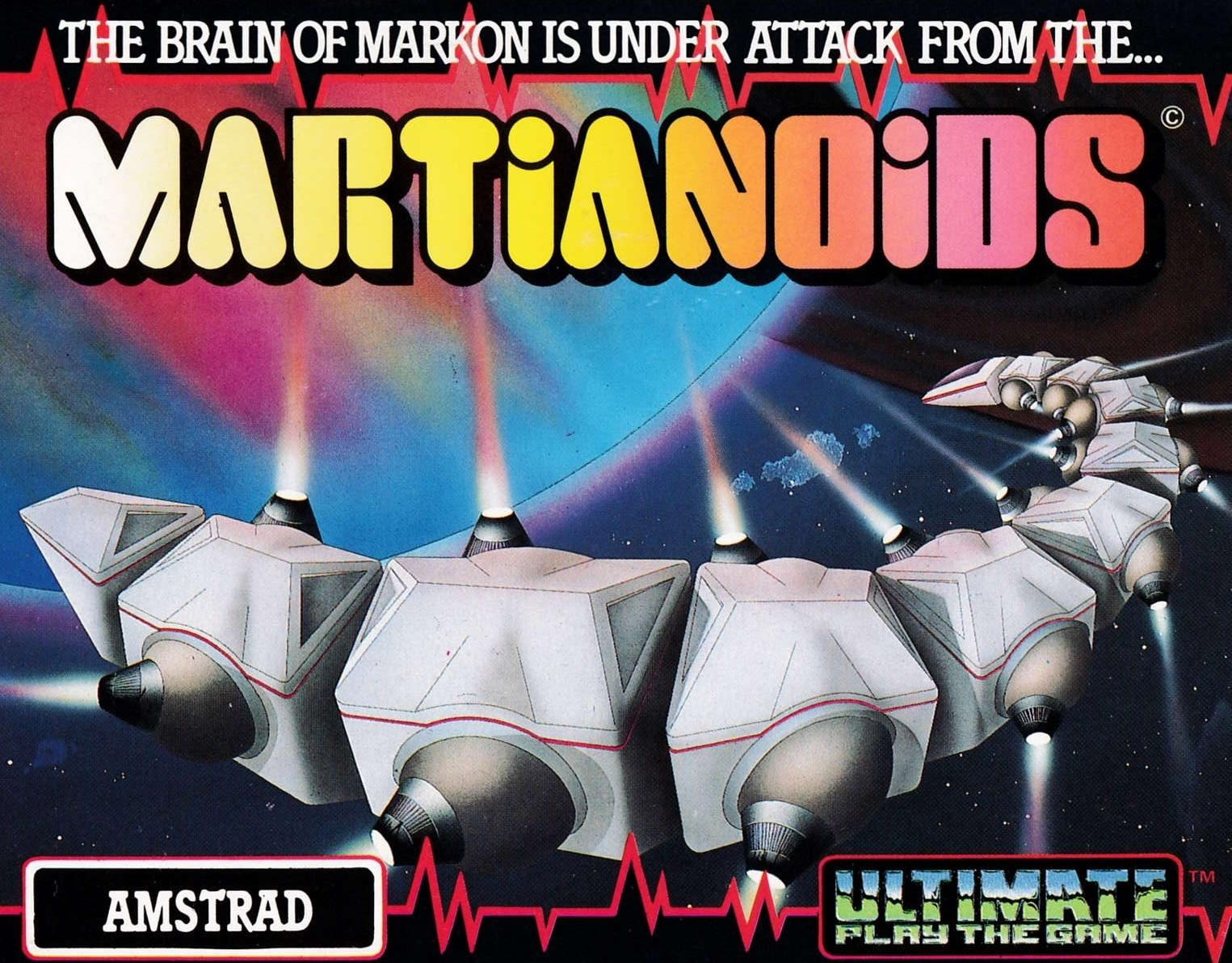 cover of the Amstrad CPC game Martianoids  by GameBase CPC