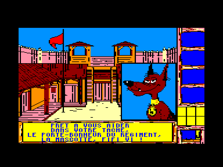 screenshot of the Amstrad CPC game Mascotte (la) by GameBase CPC