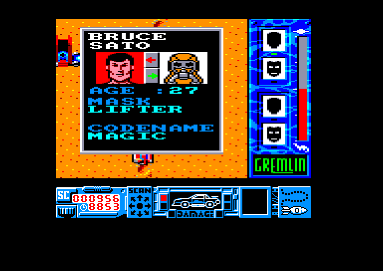 screenshot of the Amstrad CPC game Mask by GameBase CPC