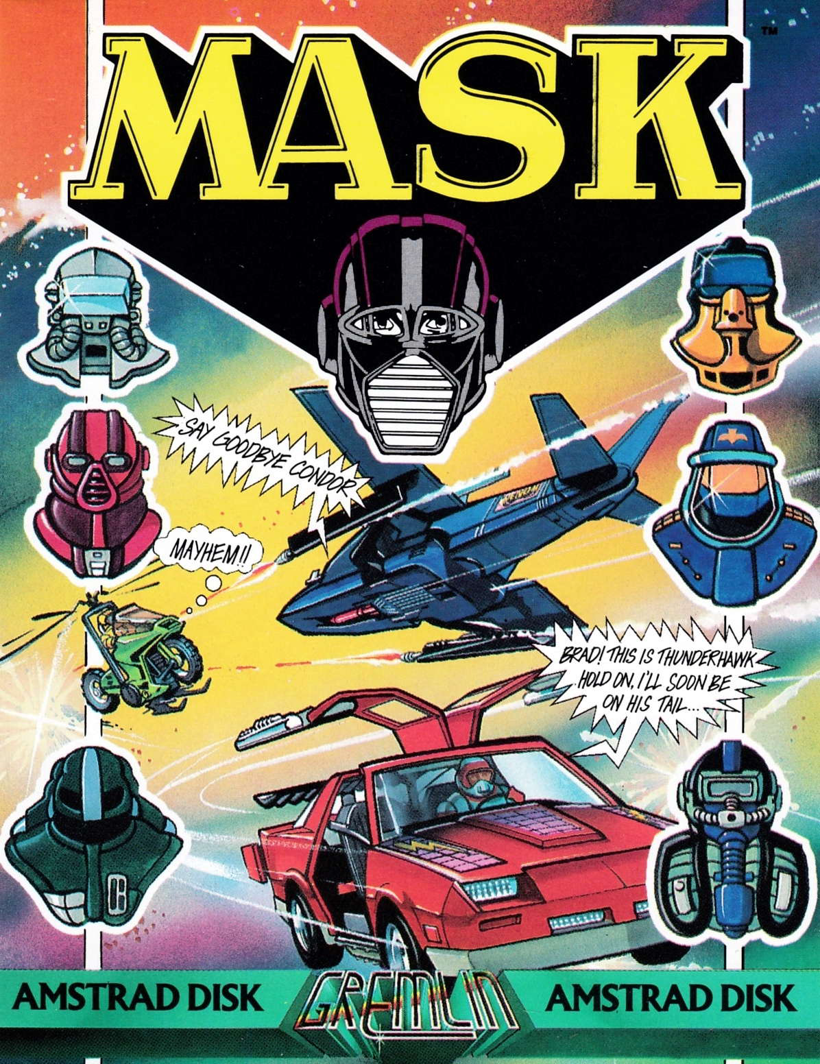 cover of the Amstrad CPC game Mask  by GameBase CPC