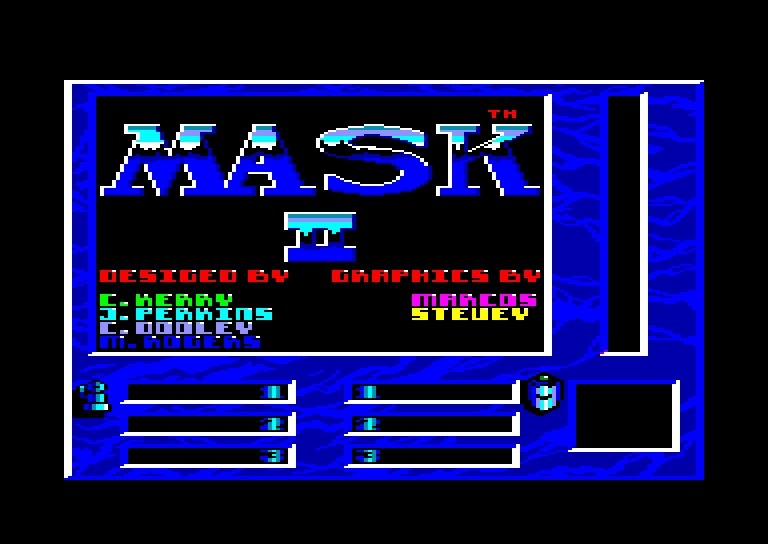 screenshot of the Amstrad CPC game Mask II by GameBase CPC